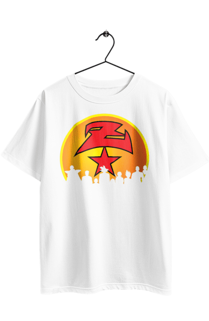 Футболка оверсайз з принтом "Перли дракона". Anime, dragon ball, goku, manga, vegeta, аніме, вегета, гоку, манга, перли дракона. 2070702