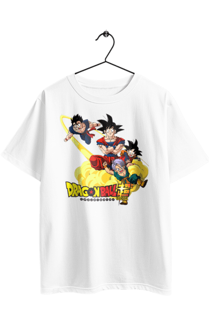 Футболка оверсайз з принтом "Перли дракона". Anime, dragon ball, goku, manga, vegeta, аніме, вегета, гоку, манга, перли дракона. 2070702