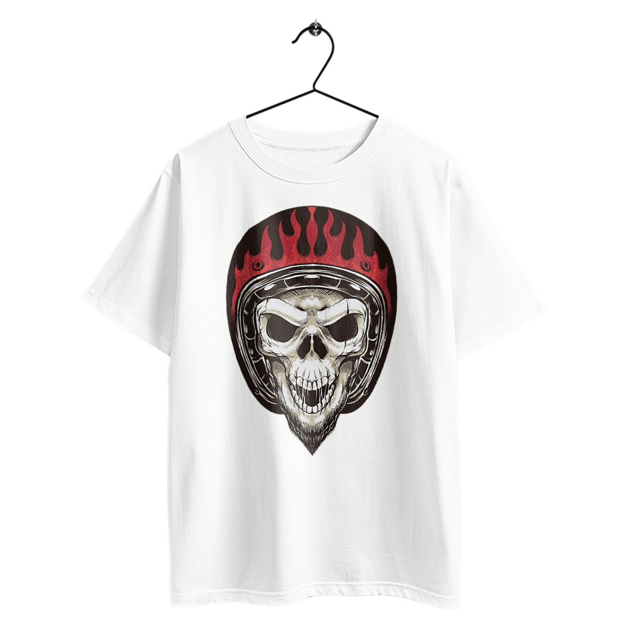 Череп в мотошоломі