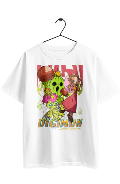 Футболка оверсайз з принтом "Digimon Мімі Татікава". Bandai, digimon, digital monsters, mimi tachikawa, аніме, віртуальні вихованці, манга, медіафраншиза, мімі татікава. 2070702
