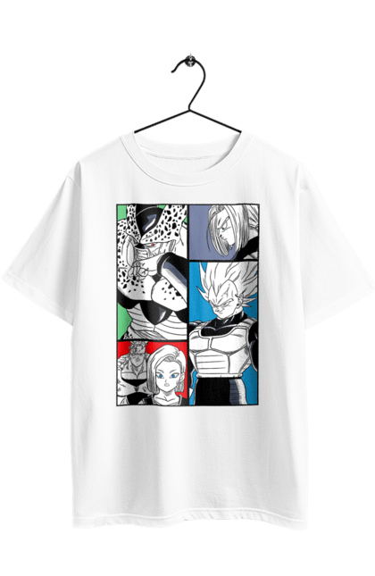 Футболка оверсайз з принтом "Перли дракона". Anime, dragon ball, goku, manga, vegeta, аніме, вегета, гоку, манга, перли дракона. 2070702