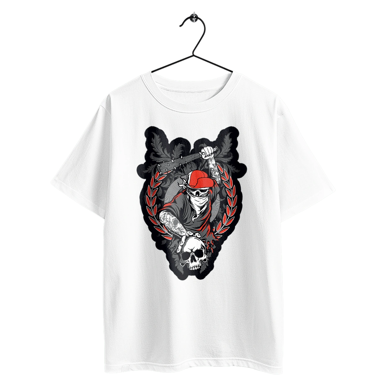 Скелет с битой