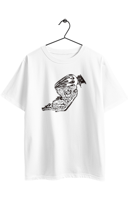 Футболка оверсайз з принтом "Двигун мотоцикла". Байк, бензобак, двигун мотоцикла, харлей девідсон, циліндри, чопер. 2070702