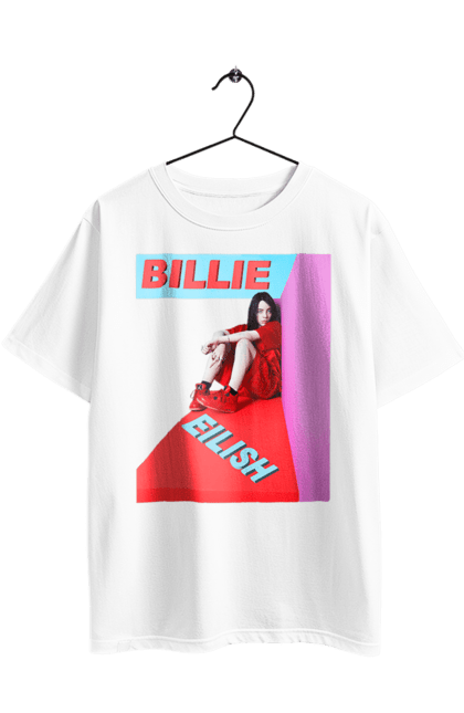 Футболка оверсайз з принтом "Біллі Айліш". Біллі айліш, логотип біллі айліш, принт біллі айліш, співачка біллі айліш. 2070702