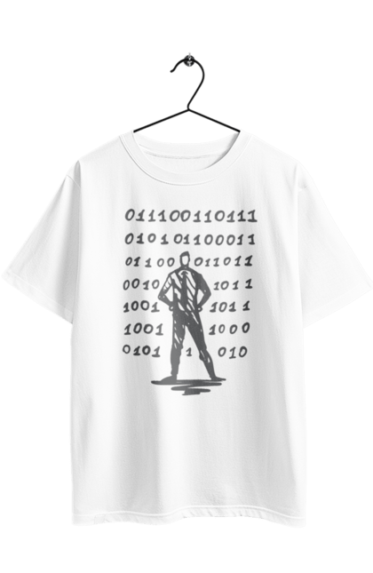 Футболка оверсайз з принтом "Програміст". Angular, c, css, html, it, javascript, jquery, php, python, react, svelt, vue, айтишник, айті, гумор, код, кодувати, прогер, програміст, програмісти, ти ж, ти ж програміст, тиж програміст. 2070702