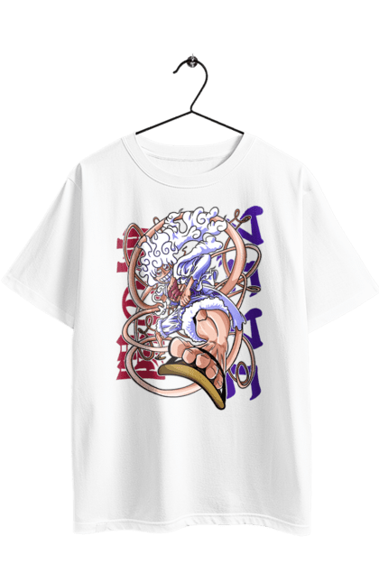 Футболка оверсайз з принтом "Ван Піс Луффі". Luffy, one piece, аніме, ван піс, великий куш, луффі, манга, монки де луффі, пірати. 2070702