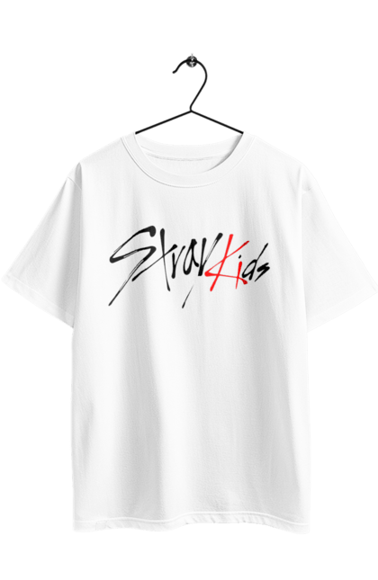 Футболка оверсайз з принтом "Stray Kids". Jyp, k pop, stray kids, група, к-поп, музика, музичний гурт, стрей кідс. 2070702