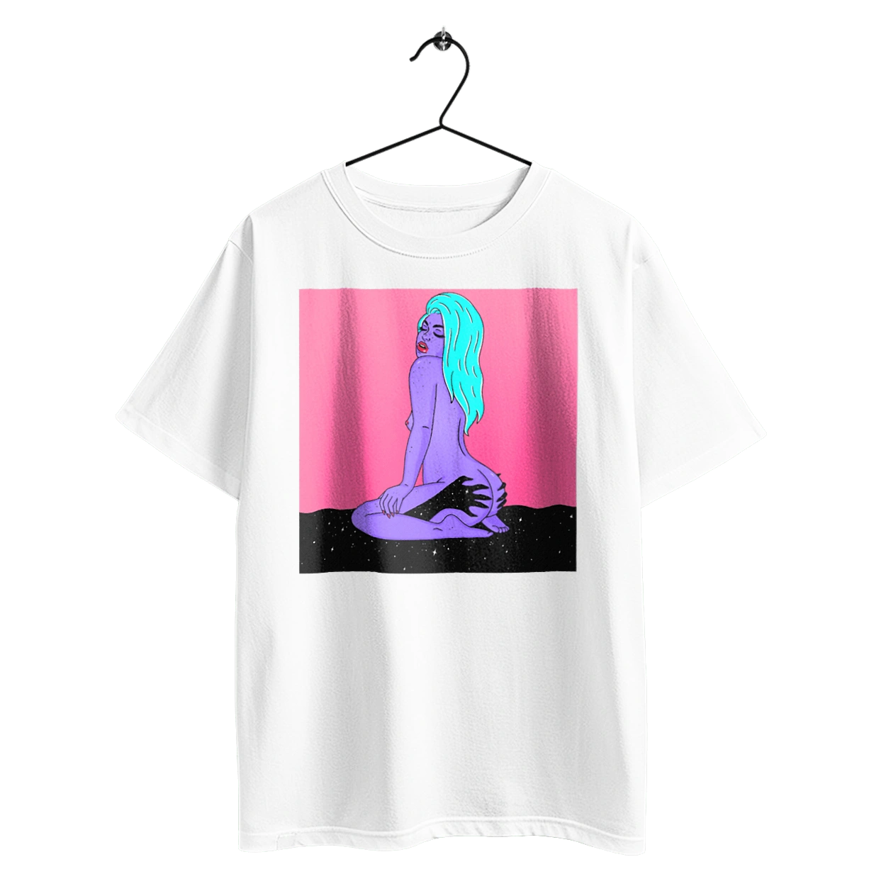 Purple Girl In Hands