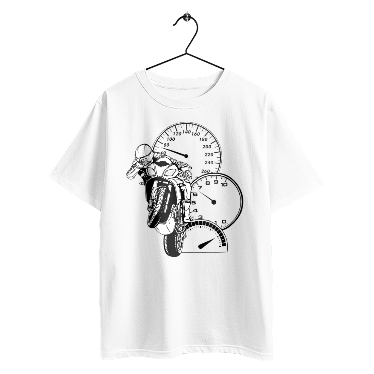 Motorcycle Speed Black