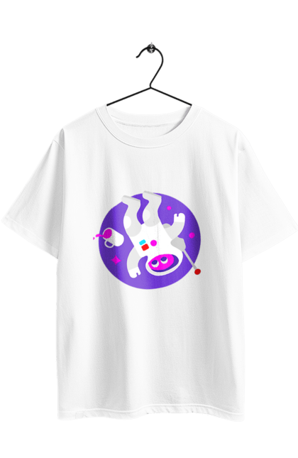 Футболка оверсайз з принтом "Космічний програміст". Angular, c, css, html, it, javascript, jquery, php, python, react, svelt, vue, айтишник, айті, гумор, код, кодувати, прогер, програміст, програмісти, ти ж, ти ж програміст, тиж програміст. 2070702