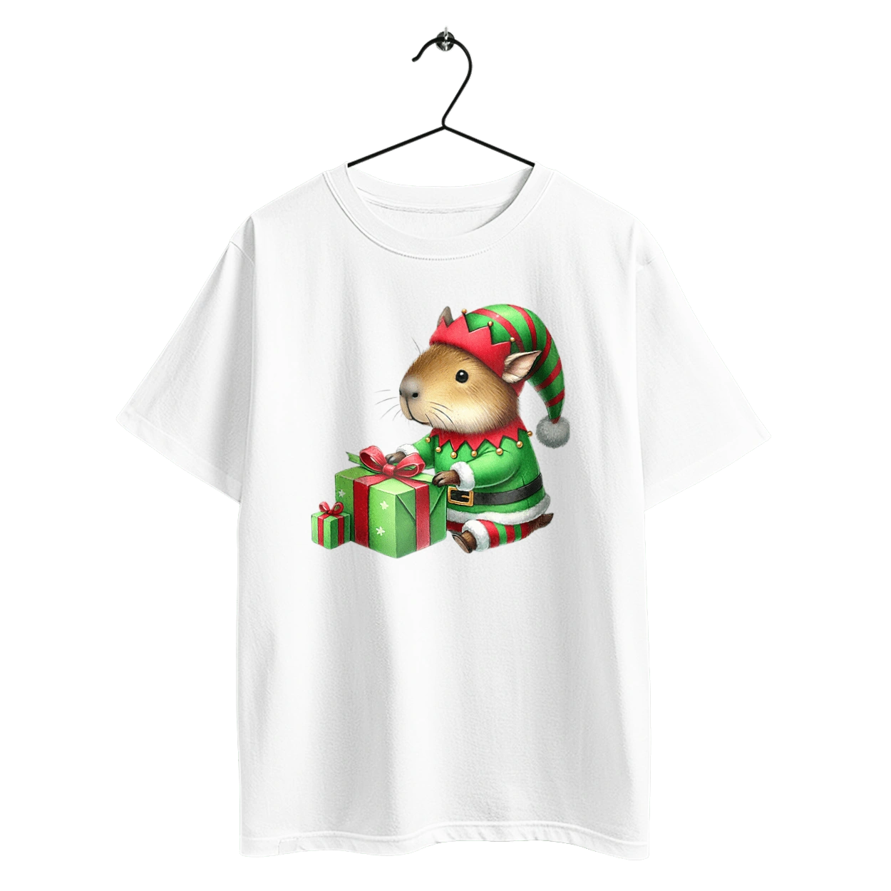 Christmas Elf Capybara