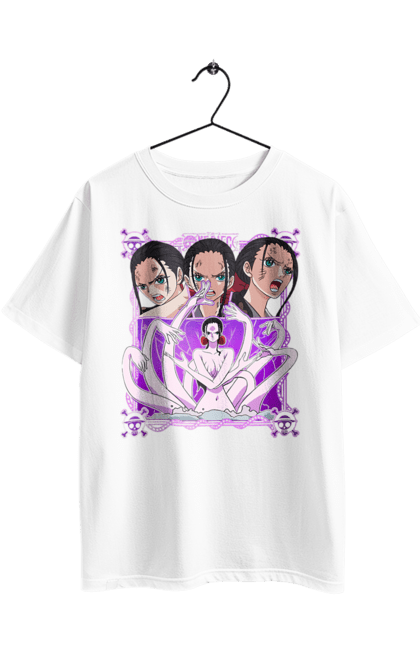 Футболка оверсайз з принтом "Ван Піс Ніко Робін". Nico robin, one piece, аніме, ван пис, ван піс, дитина диявола, манга, ніко робін, світ революції. 2070702