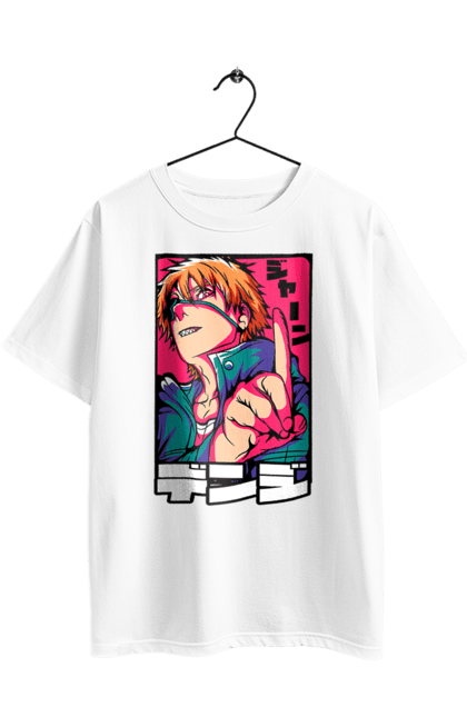 Футболка оверсайз з принтом "Людина Бензопила". Anime, chainsaw man, denji, manga, pochita, аніме, денджі, людина-бензопила, манга, почіта. 2070702