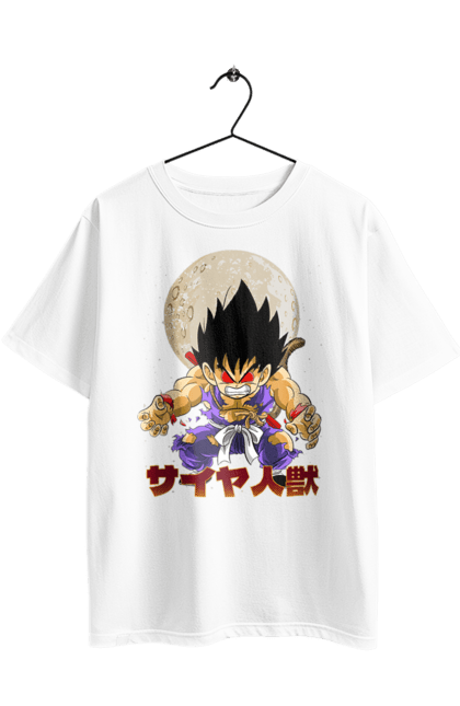 Футболка оверсайз з принтом "Перли дракона Сон Гоку". Dragon ball, manga, son goku, аніме, гоку, манга, перли дракона, сон гоку. 2070702