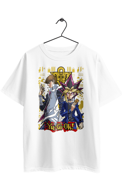 Футболка оверсайз з принтом "Yu Gi Oh! Сето Кайба". Seto kaiba, yu gi oh, акціонер, аніме, гравець, манга, сето кайба, югіо. 2070702