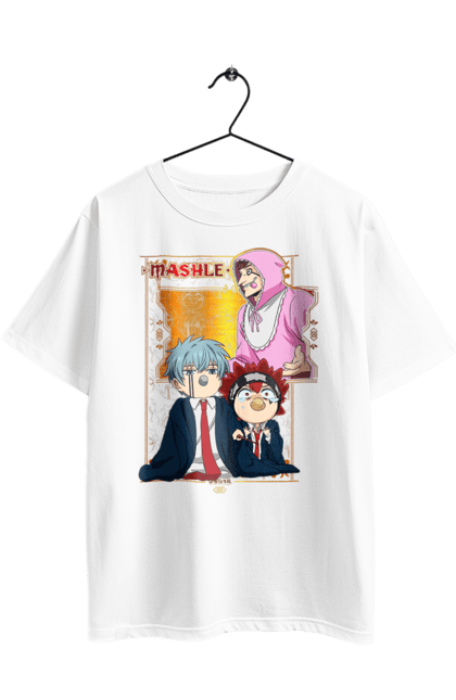 Футболка оверсайз з принтом "Магія та мʼязи". Anime, manga, аніме, комедія, магія та м`язи, магія та мʼязи, манга, пригоди. 2070702