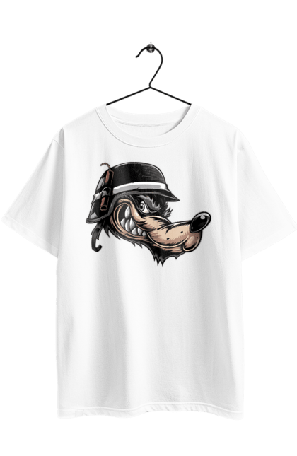 Футболка оверсайз з принтом "Вовк Байкер". Байк, байкер, вовк, волчара, захоплення, змагання, зуби, каска, мото, мотор, мотоцикл, мотоцикліст, мульт, мультик, мультфільм, мультяшний, ну почекай, посмішка, спорт, стиль, стильний, усмішка, хобі, шолом. 2070702