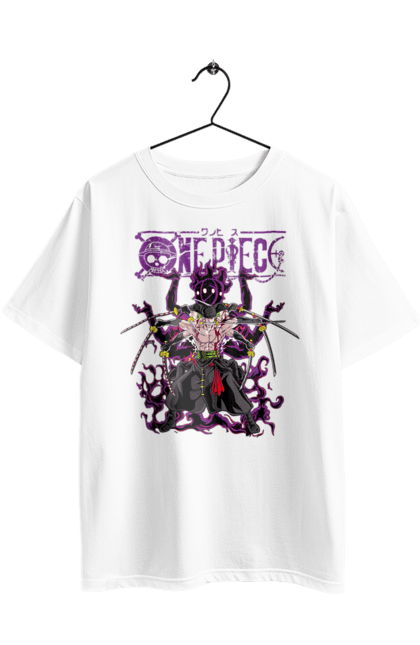 Футболка оверсайз з принтом "Ван Піс Зоро". One piece, roronoa zoro, аніме, ван пис, ван піс, зоро, манга, ророноа зоро, фехтувальник. 2070702