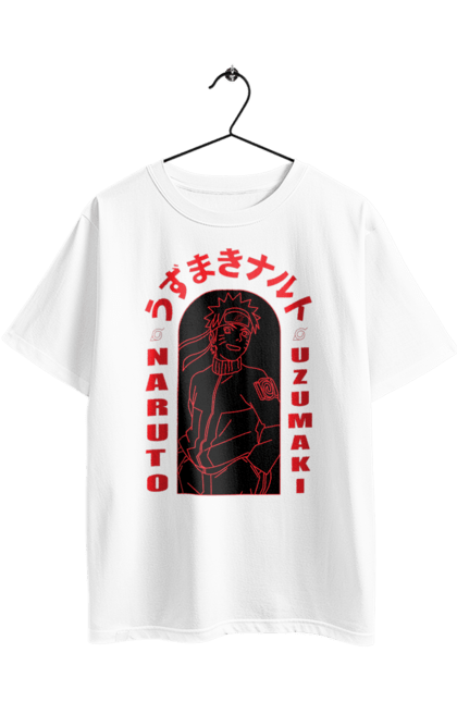 Футболка оверсайз з принтом "Наруто". Naruto, аніме, манга, наруто, ніндзя, персонаж, серіал. 2070702