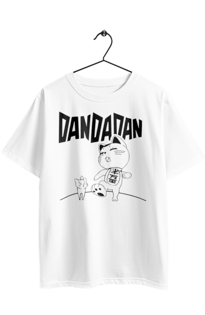Футболка оверсайз з принтом "Дандадан Турбо бабка". Dandadan, turbo granny, yokai, аніме, дандадан, йокай, манга, турбо-бабка. 2070702