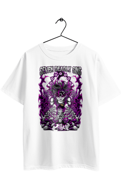 Oversized t-shirt with prints Seven Deadly Sins Meliodas. Anime, dragon sin, manga, meliodas, seven deadly sins. 2070702