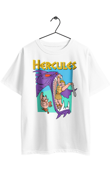 Футболка оверсайз з принтом "Геркулес". Hercules, геракл, геркулес, греція, міф, мультфільм. 2070702