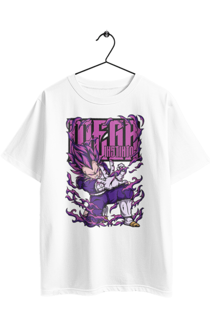 Футболка оверсайз з принтом "Перли дракона Вегета". Anime, dragon ball, goku, manga, vegeta, аніме, вегета, гоку, манга, перли дракона. 2070702