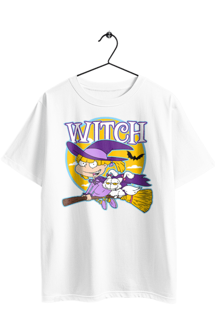 Футболка оверсайз з принтом "Невгамовні Анжеліка Піклз". Nickelodeon, rugrats, анжеліка піклс, мультсеріал, невгамовні, невгамовні дітки. 2070702