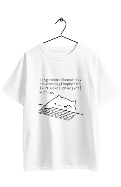 Футболка оверсайз з принтом "Програміст". Css, html, javascript, jquery, php, python, react, svelt, айті, актуальне, кодувати, програміст. 2070702