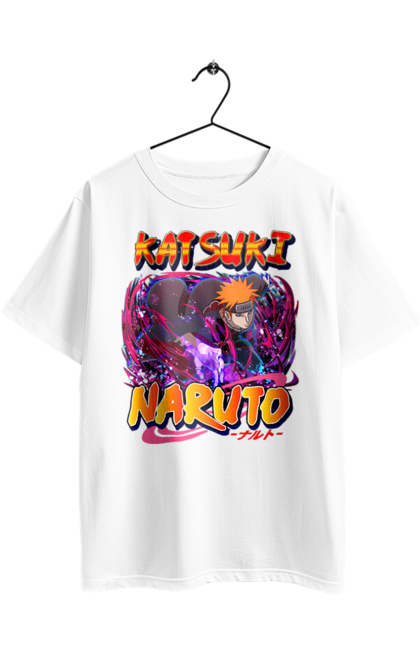 Футболка оверсайз з принтом "Наруто Яхіко". Akatsuki, naruto, акацукі, аніме, манга, наруто, ніндзя, пейн, персонаж, яхіко. 2070702
