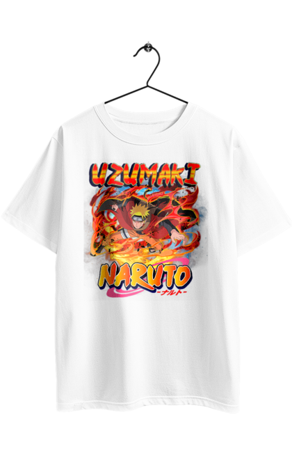 Футболка оверсайз з принтом "Наруто". Naruto, аніме, манга, наруто, ніндзя, персонаж, серіал. 2070702
