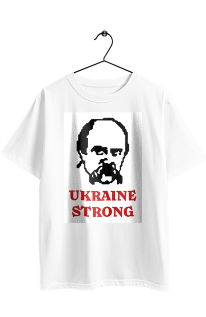 Футболка оверсайз з принтом "Тарас Шевченко". Бавовна, бавовнятко, війна, герб, доброго вечора, зсу, прапор україни, русский военный корабль, тарас шевченко, україна. 2070702