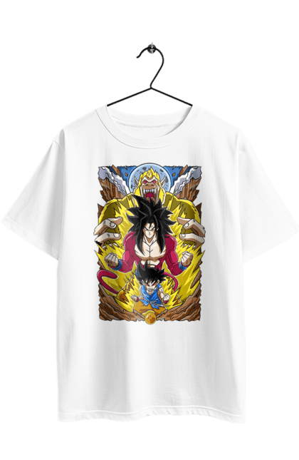 Футболка оверсайз з принтом "Перли дракона". Anime, dragon ball, goku, manga, vegeta, аніме, вегета, гоку, манга, перли дракона. 2070702