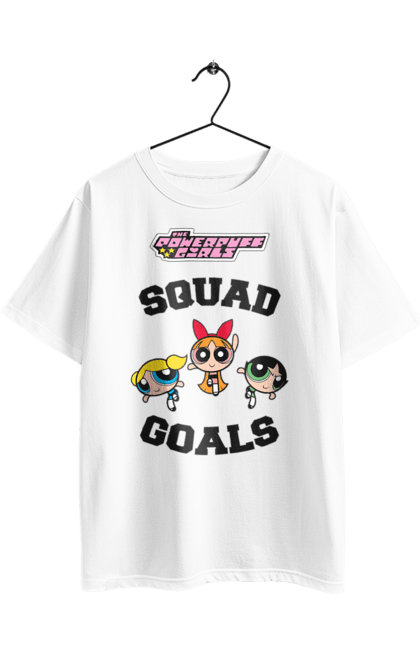 Футболка оверсайз з принтом "Круті дівчата". Cartoon network, powerpuff girls, квітка, круті дівчата, мультсеріал, серце, суперкрихітки. 2070702