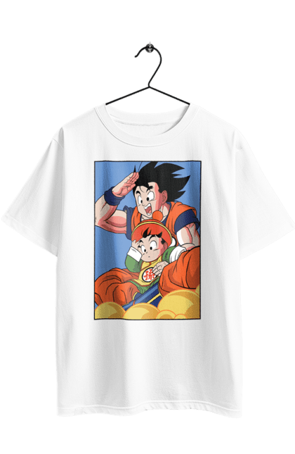 Футболка оверсайз з принтом "Перли дракона Гохан". Anime, dragon ball, goku, manga, аніме, гоку, гохан, манга, перли дракона. 2070702