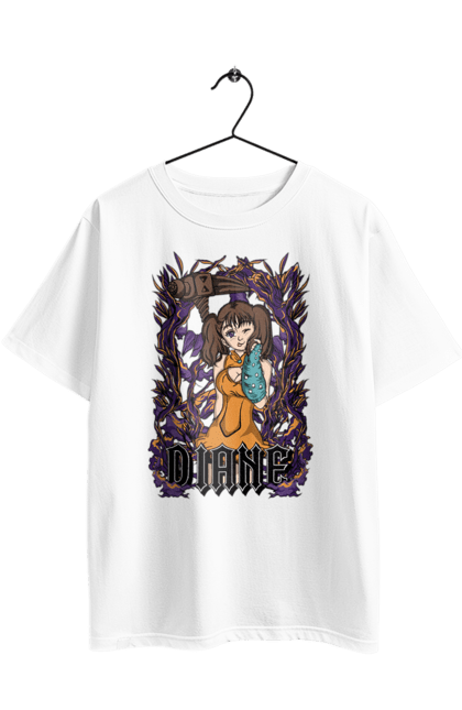 Футболка оверсайз з принтом "Сім Смертних Гріхів Діана". Diana, diane, seven deadly sins, аніме, діана, комедія, манга, пригоди, сім смертних гріхів, фентезі. 2070702