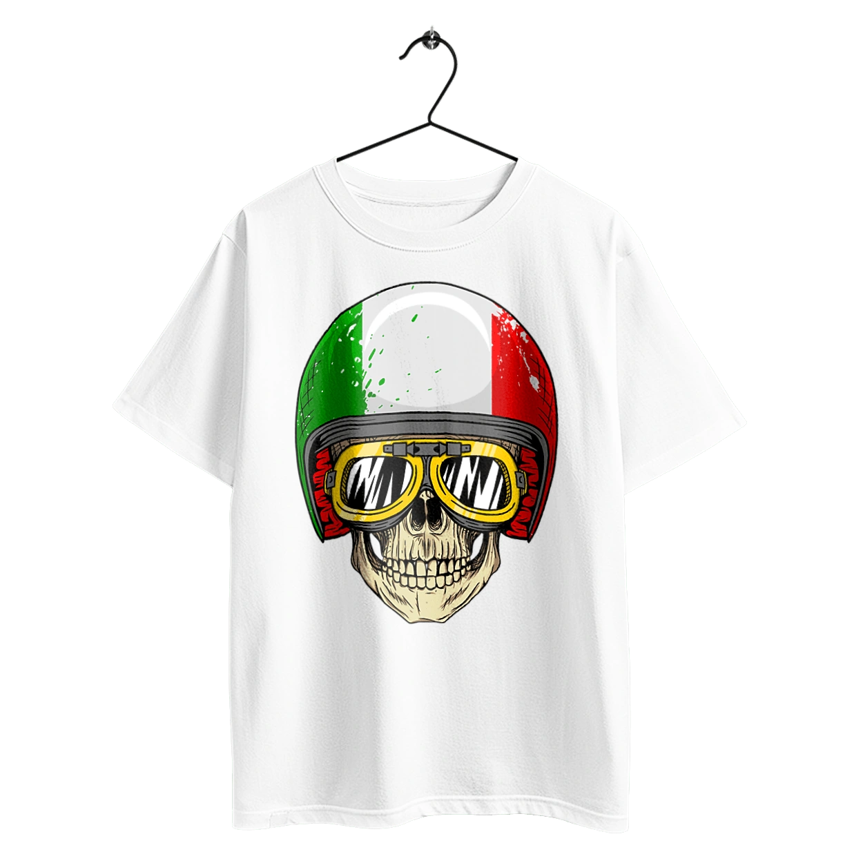 Череп в мотошоломі