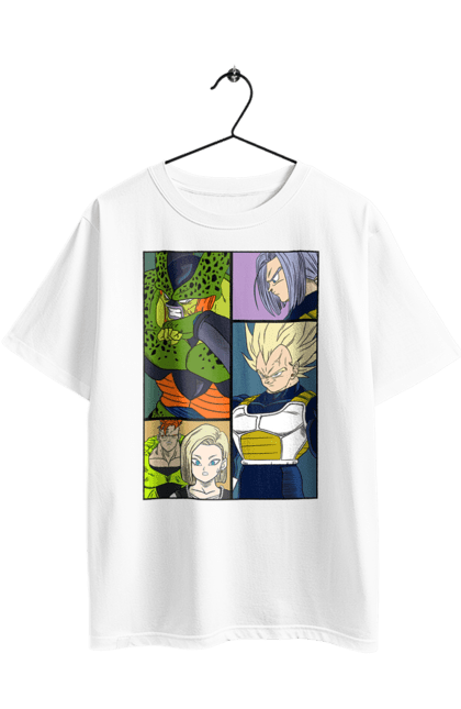 Футболка оверсайз з принтом "Перли дракона". Anime, dragon ball, goku, manga, vegeta, аніме, вегета, гоку, манга, перли дракона. 2070702