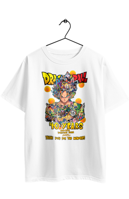 Футболка оверсайз з принтом "Перли дракона". Anime, dragon ball, goku, manga, vegeta, аніме, вегета, гоку, манга, перли дракона. 2070702