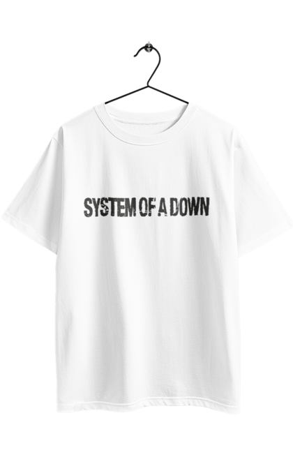 Футболка оверсайз з принтом "System of a Down". Soad, альтернативний метал, група, метал, музика, ню метал, прогресивний метал, рок, хард рок, хеві метал. 2070702