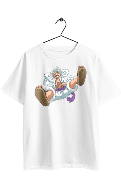 Футболка оверсайз з принтом "Ван Піс Луффі". Luffy, one piece, аніме, ван піс, великий куш, луффі, манга, монки де луффі, пірати. 2070702