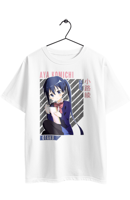 Oversized t-shirt with prints Kiniro Mosaic Aya Komichi. Anime, aya komichi, gold mosaic, kiniro mosaic, kinmoza, manga. 2070702