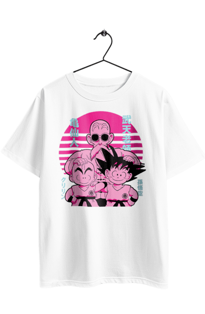 Oversized t-shirt with prints Dragon Ball Maestro Roshi. Anime, dragon ball, manga, master roshi, muten roshi. 2070702