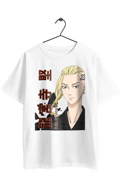 Oversized t-shirt with prints Tokyo Revengers Draken. Anime, draken, ken ryuguji, ken-chin, manga, serial, tokyo manji gang, tokyo revengers. 2070702
