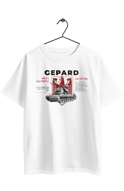 Футболка оверсайз з принтом "Gepard". F16, gepard, nasams, stinger, zuzana, гаубиця, два герби, залужний, сюзанна. 2070702