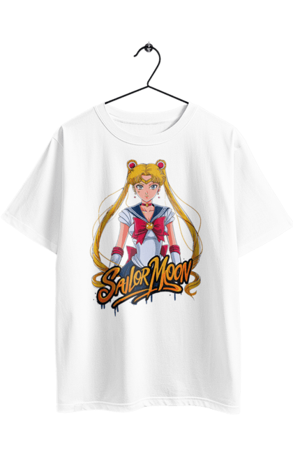 Футболка оверсайз з принтом "Сейлор Мун". Sailor moon, usagi tsukino, аніме, драма, махо-сьодзьо, сейлор мун, серіал, усагі цукіно. 2070702