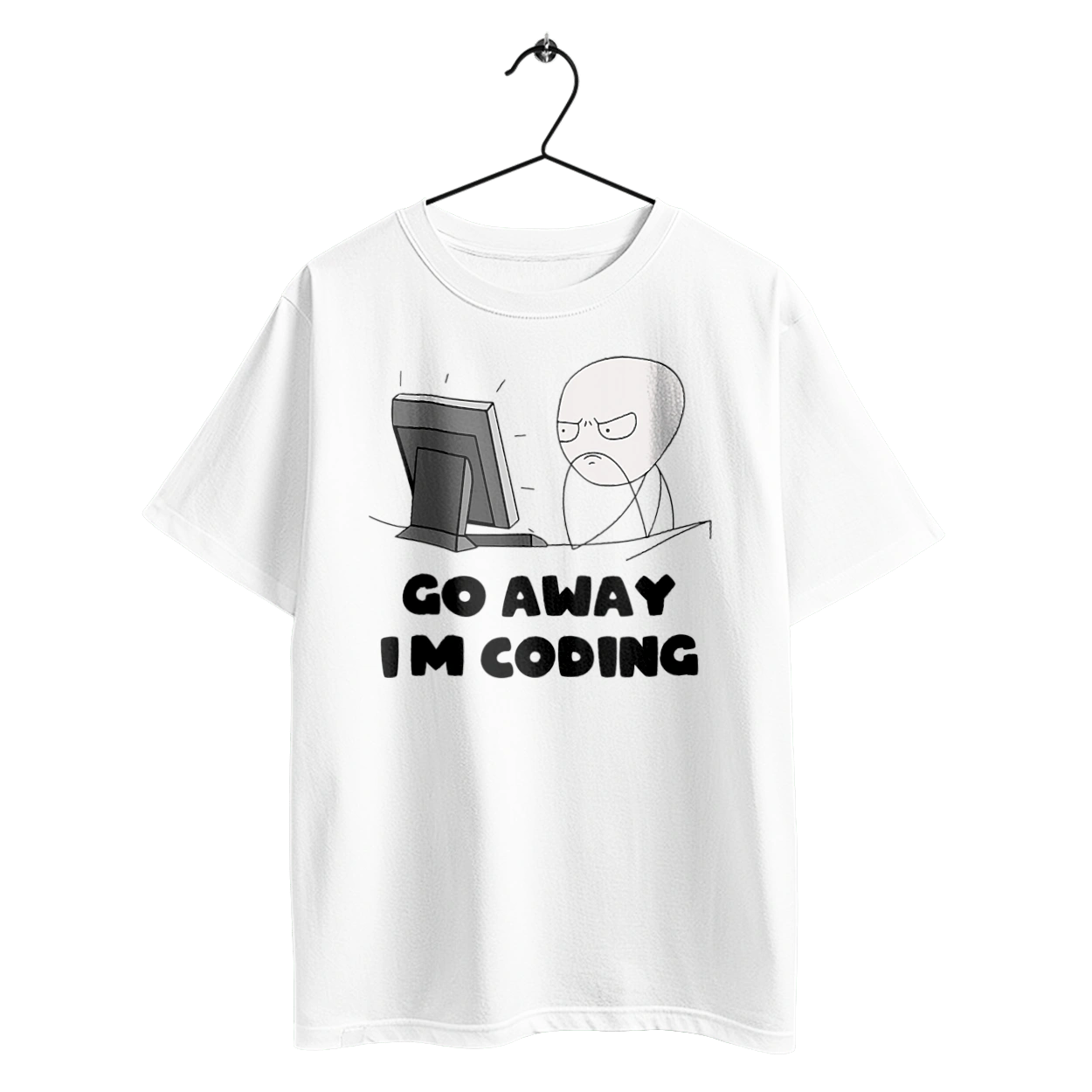Go away I`m coding