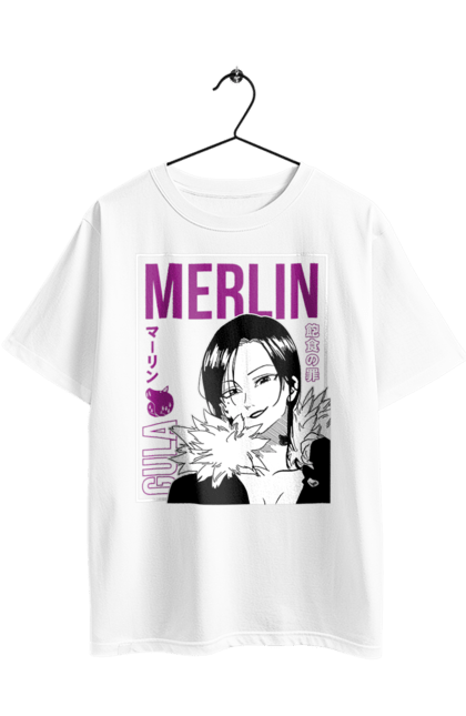 Футболка оверсайз з принтом "Сім Смертних Гріхів Мерлін". Seven deadly sins, аніме, комедія, манга, мерлін, пригоди, сім смертних гріхів, фентезі. 2070702