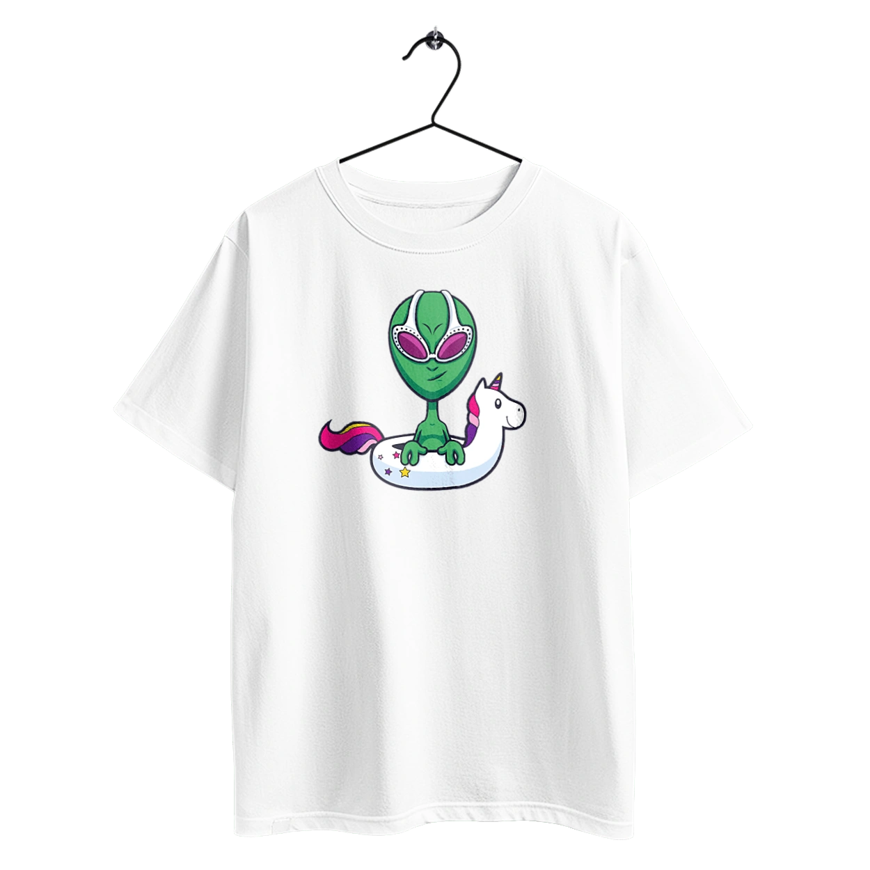 Alien Floats In A Circle