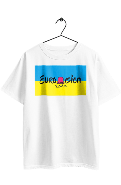 Футболка оверсайз з принтом "Євробачення за KALUSH Orchestra". Kalush orchestra, stefania, азов, врятувати азовсталь, врятувати захисників азовсталі, євробачення, звільнити, маріуполь, наші захисники, перемога, свобода. 2070702